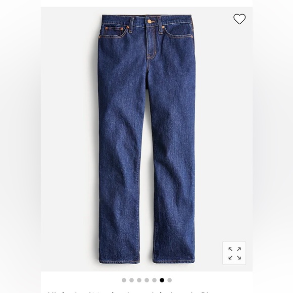 J.Crew High-rise '90s classic straight jean in Rinse wash, Size 30 - Picture 2 of 7
